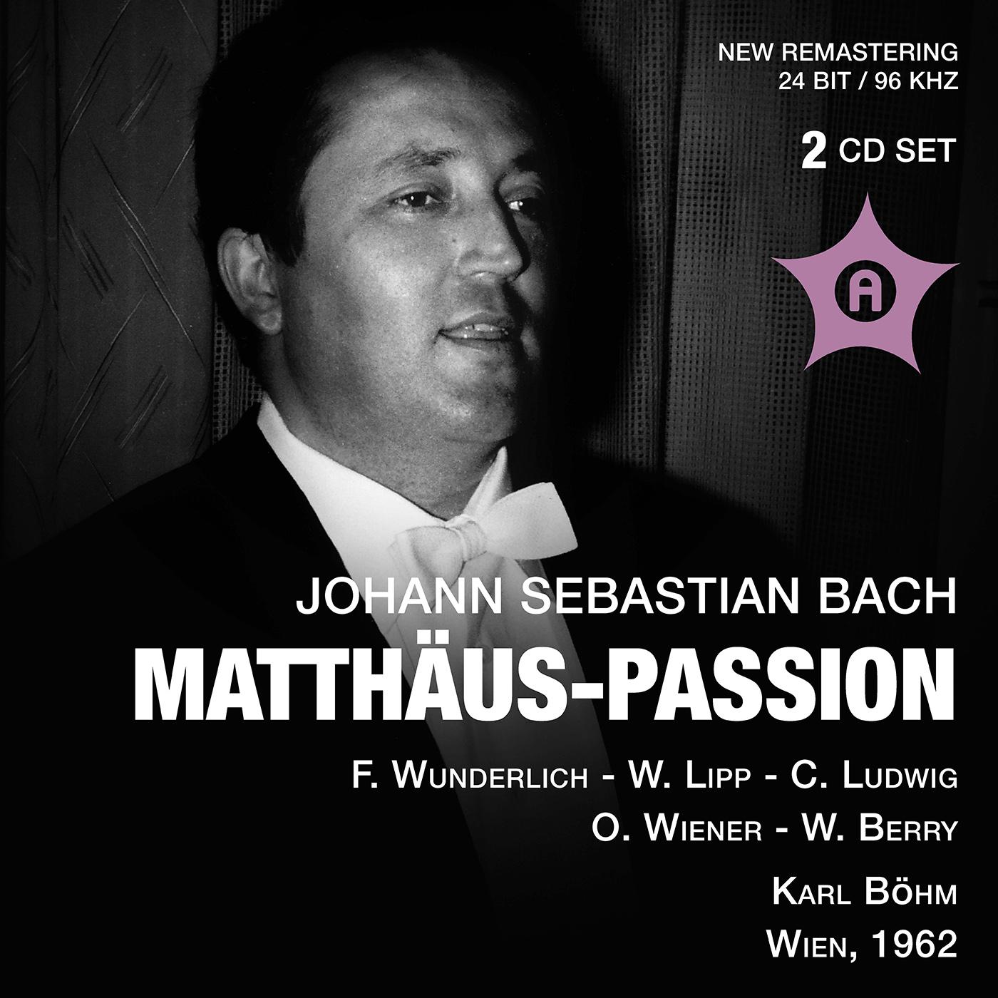 BACH, J.S.: St. Matthew Passion (Vienna Boys Choir, Vienna Symphony, Böhm) (1962)专辑