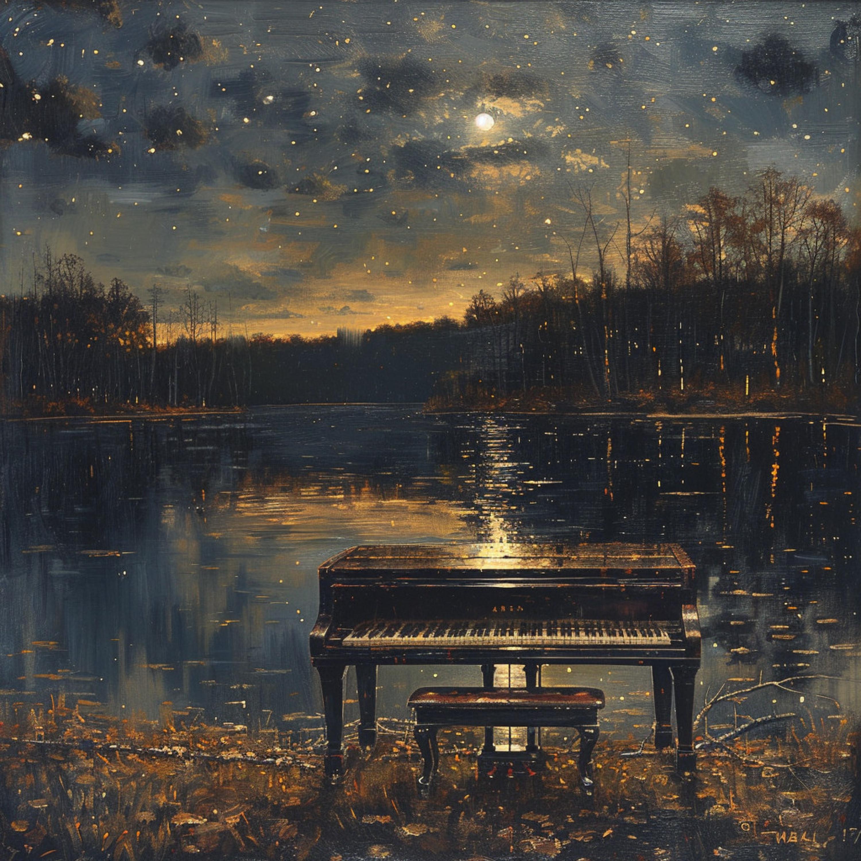 Chillout clásico - La Melodía Relajante Del Piano Nocturno