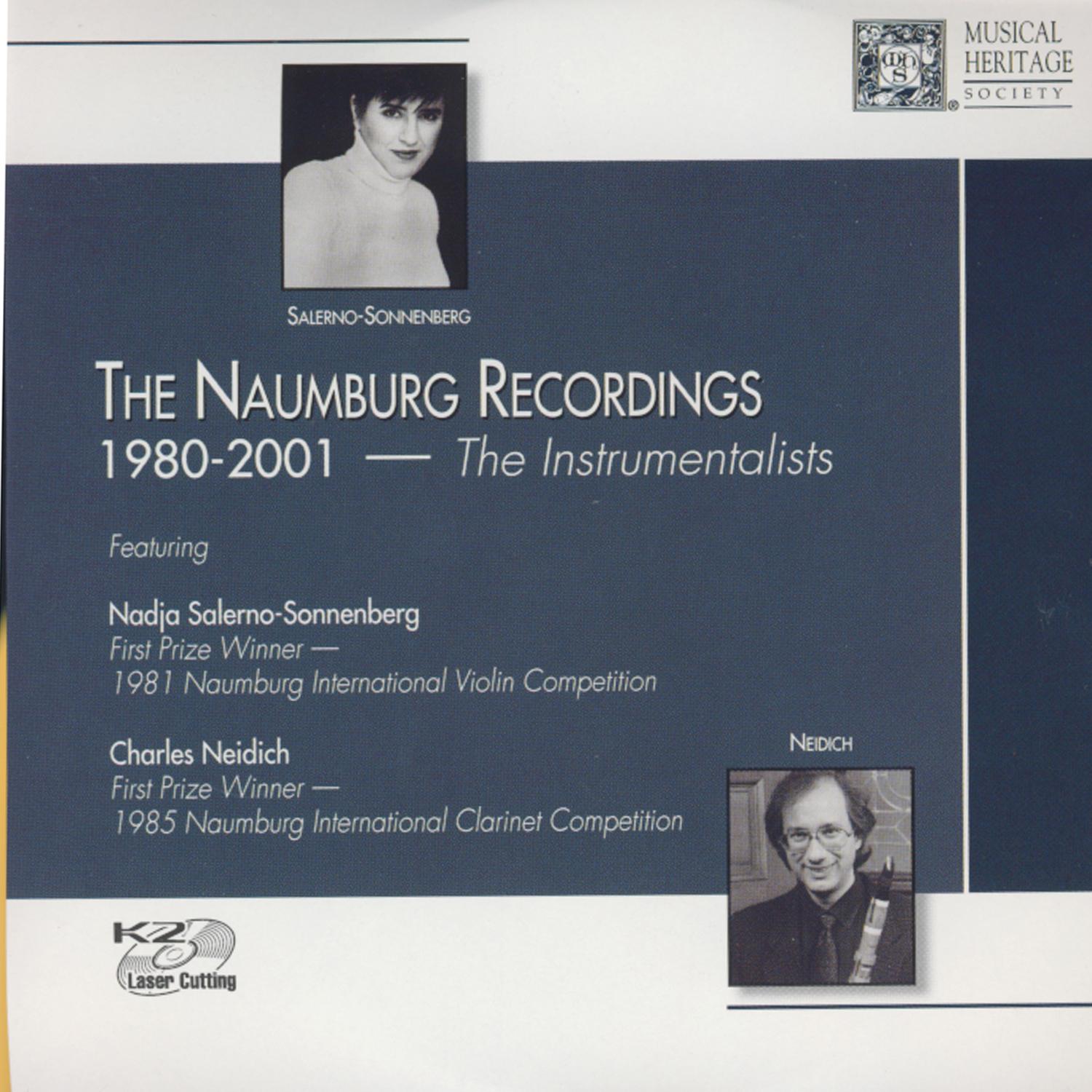 The Naumberg Recordings, 1980-2001: The Instrumentalists, Vol. 3 - Nadja Salerno-Sonnenburg