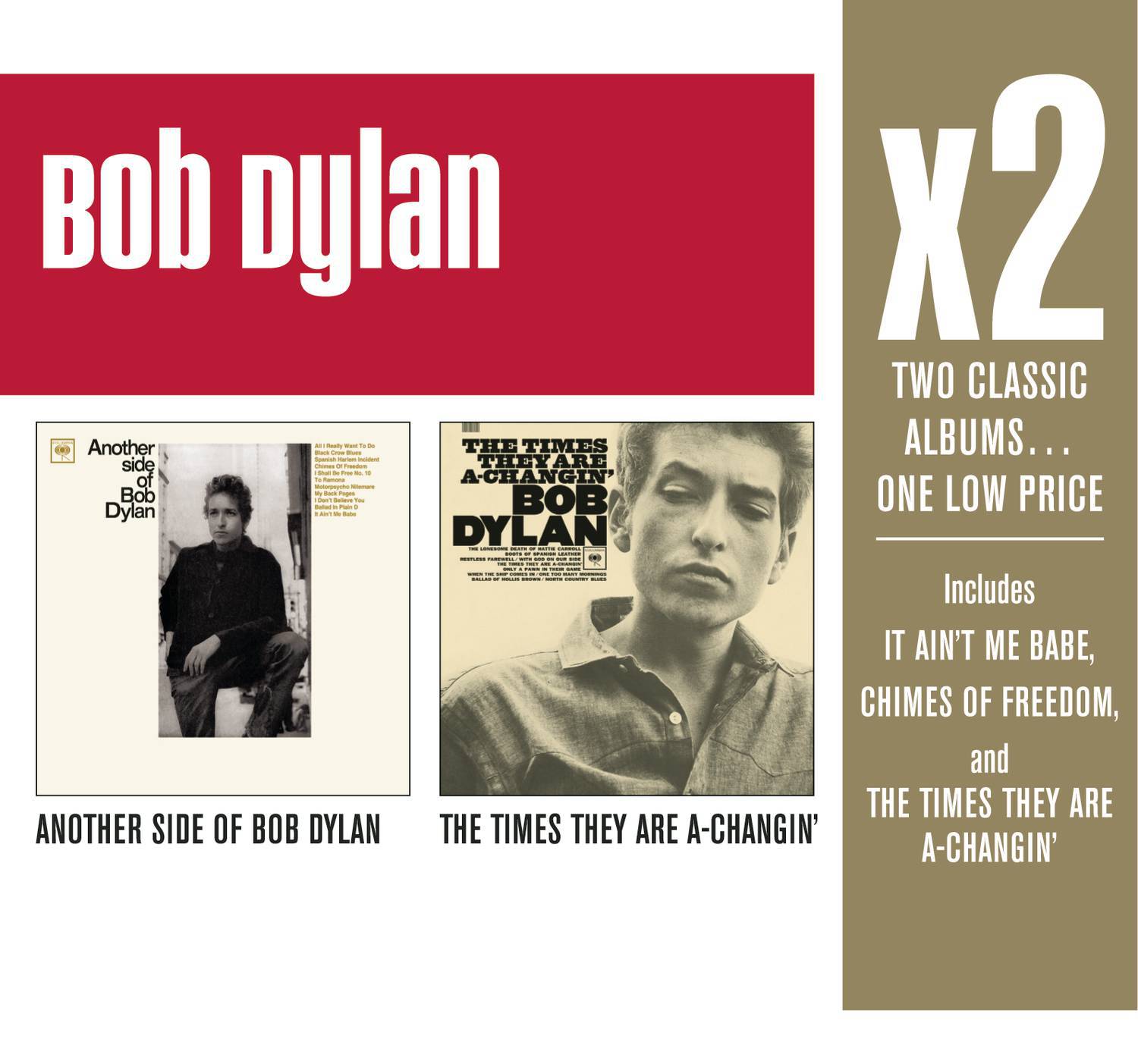 X2 (Another Side Of Bob Dylan/The Times They Are A-Changin')专辑