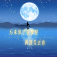 后来除了在梦里再没见过你