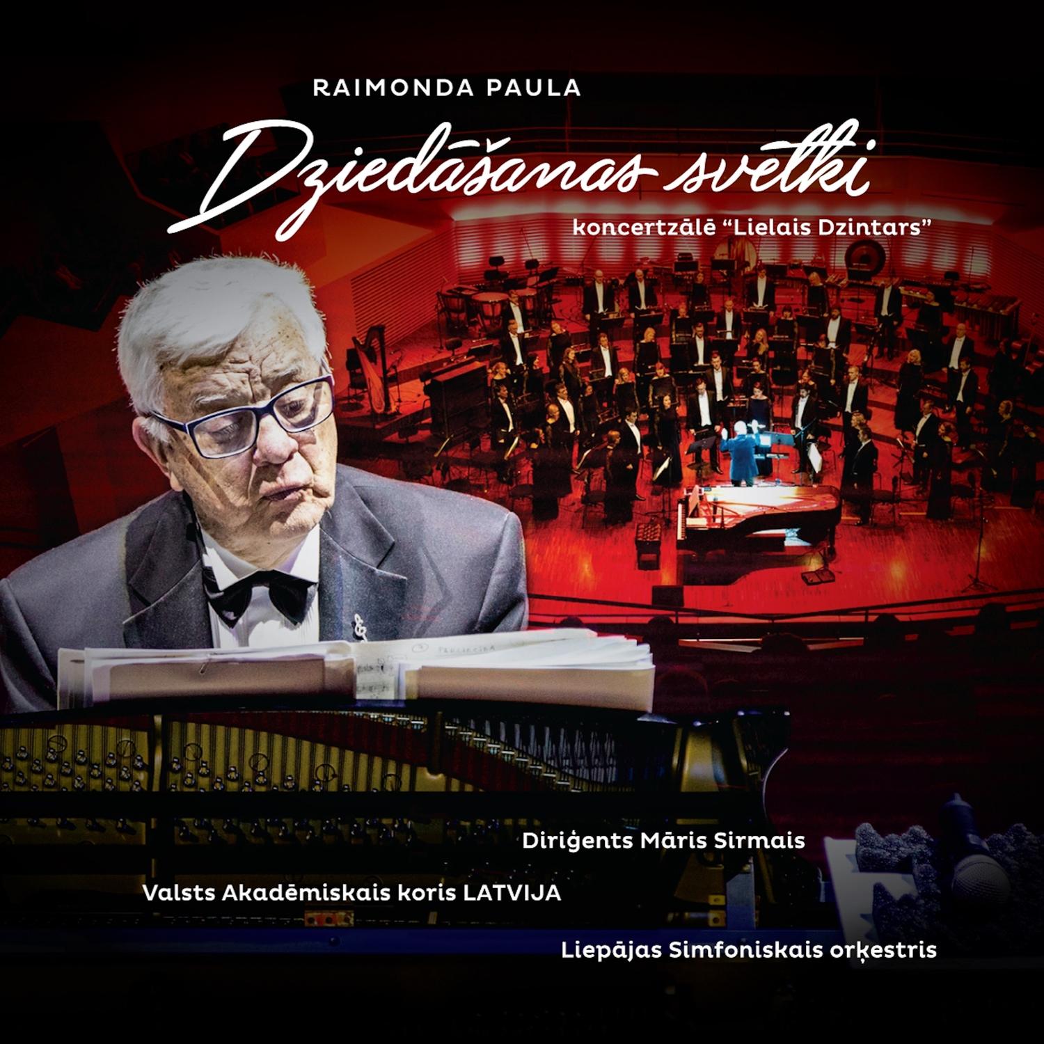 Raimonda Paula dziedāšanas svētki koncertzālē Lielais dzintars