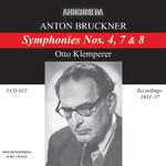 BRUCKNER, A.: Symphonies Nos. 4, 7 and 8 (Klemperer) (1954-1957)专辑