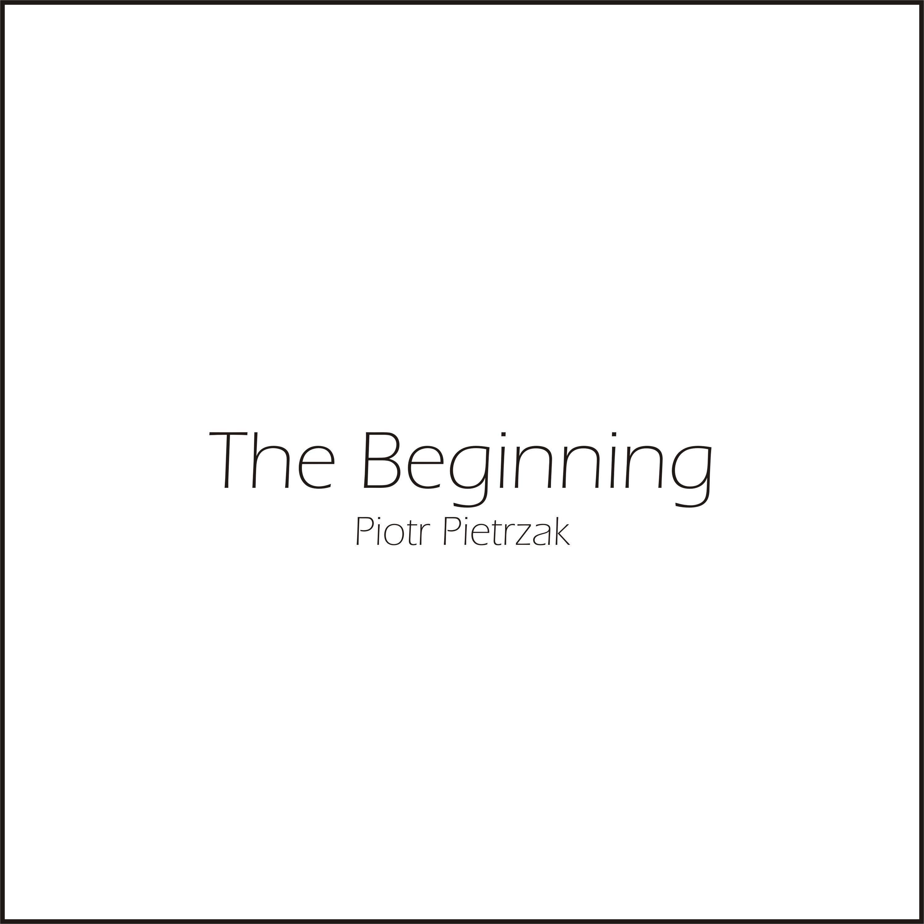 The Beginning