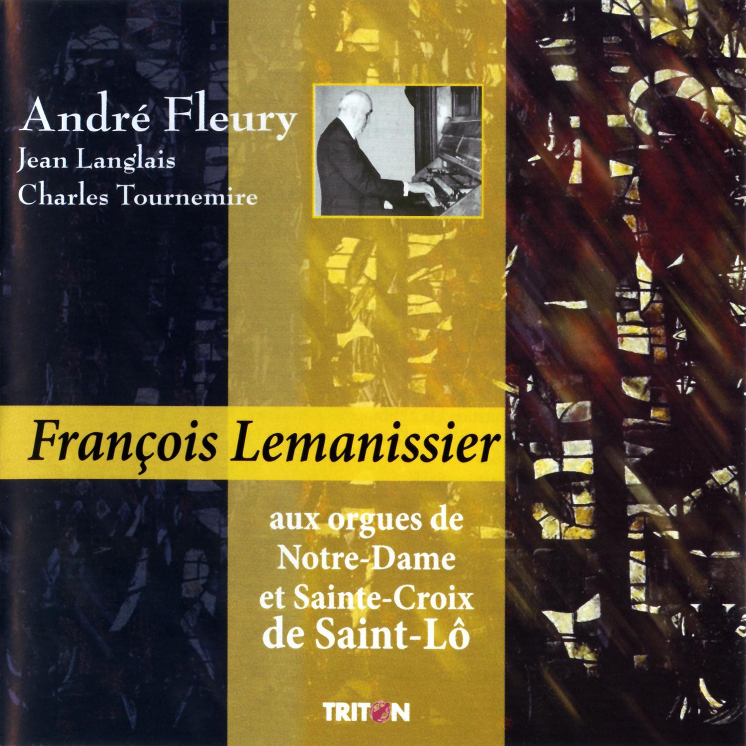 François Lemanissier aux orgues de Notre-Dame et Sainte-Croix de Saint-Lô