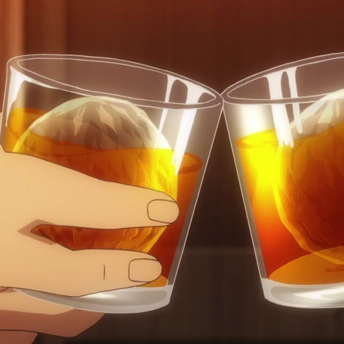 dinner with good wine.