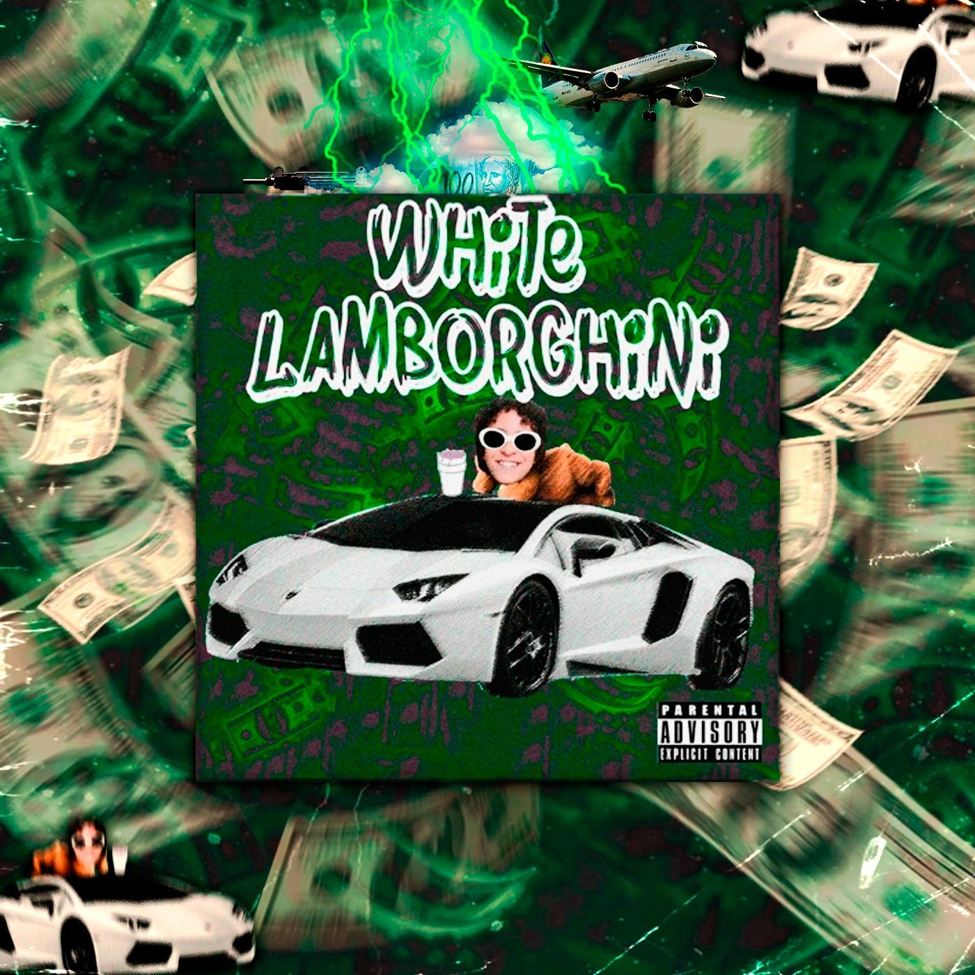 White Lamborghini
