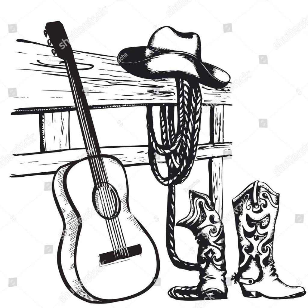 Country / ❤ 牛仔皮靴 吉他拨弦