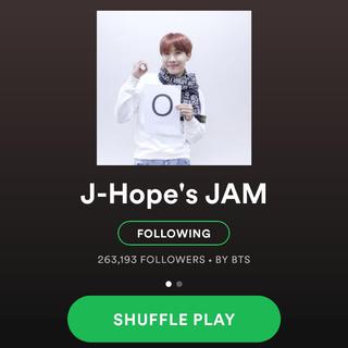 郑号锡 j-hope spotify新歌单 171124