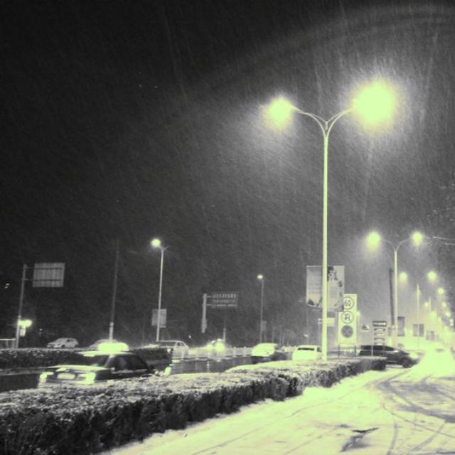 淮南下雪了，你不在我身边