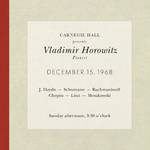 Vladimir Horowitz live at Carnegie Hall - Recital December 15, 1968: Haydn, Schumann, Rachmaninoff, 专辑