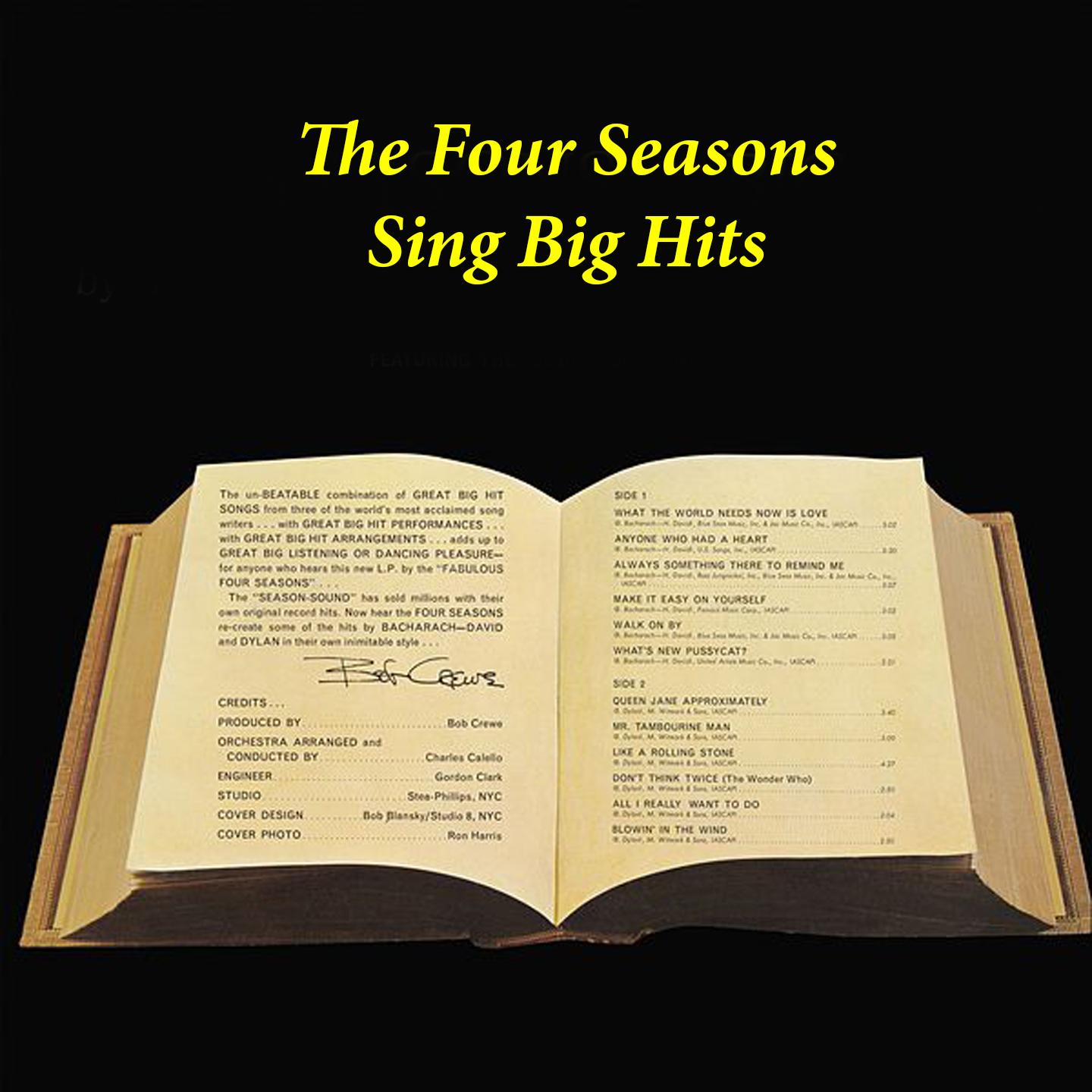 The Four Seasons Sing Big Hits