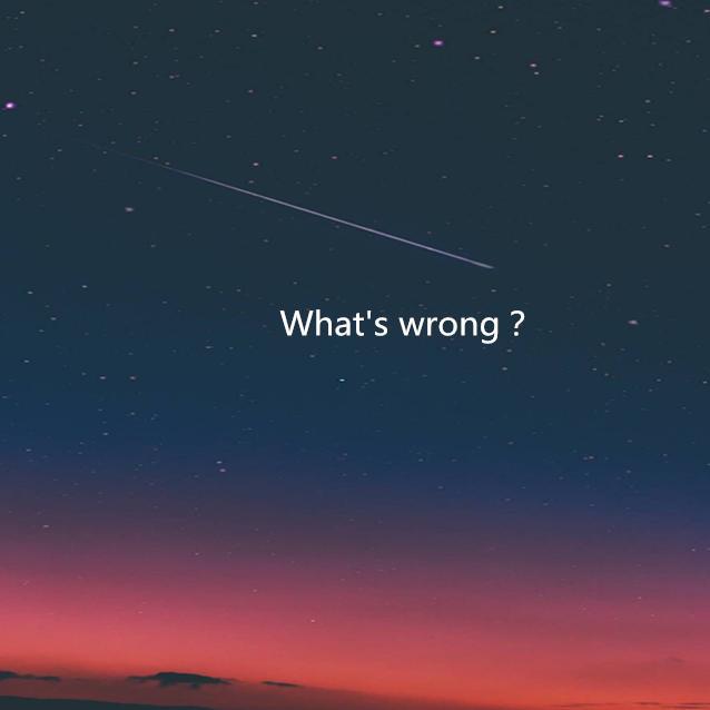 what’s wrong？专辑