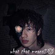 what that means ？（伴奏）