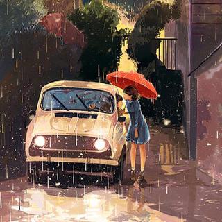 雨|但盼风雨来，能留你在此