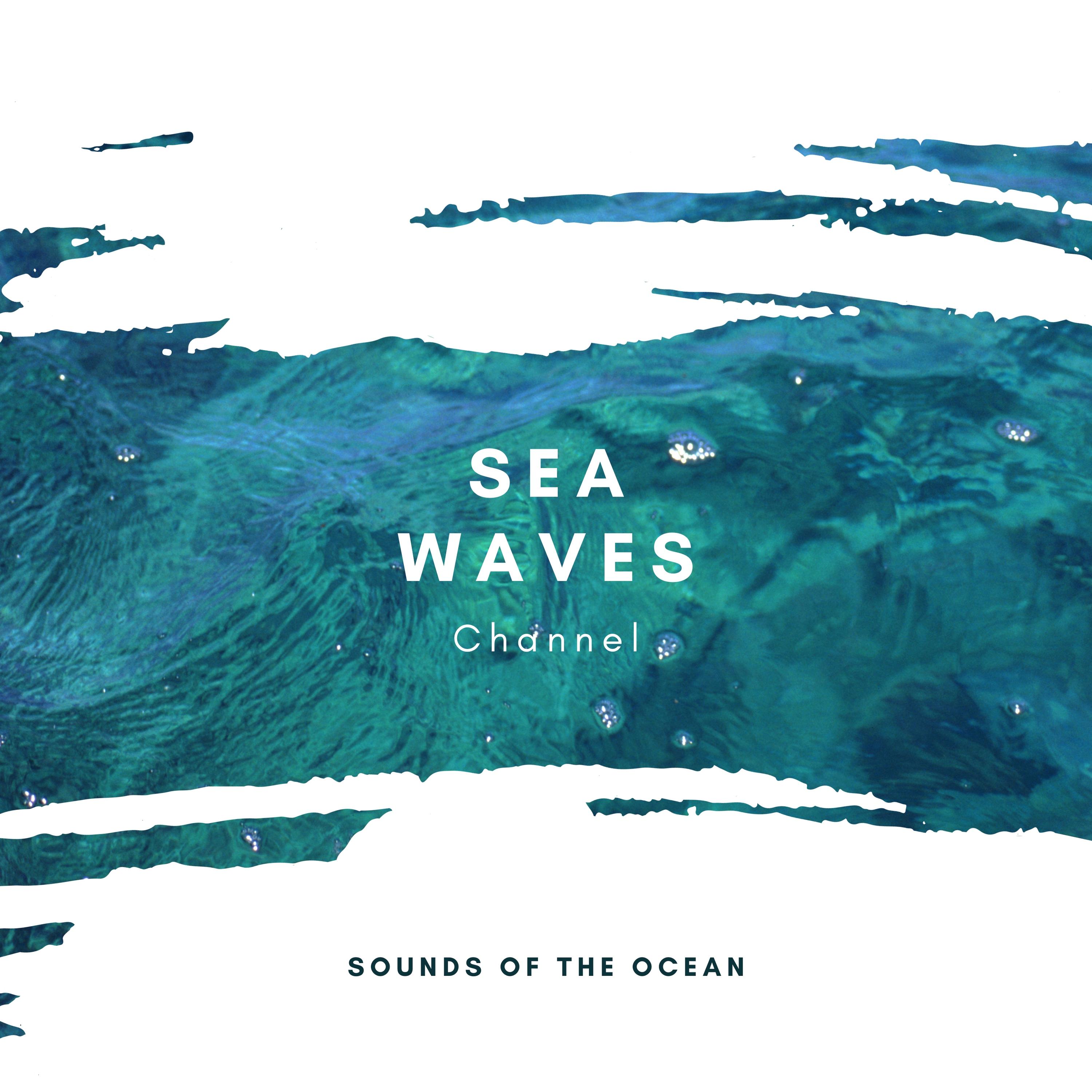 Sea Waves Channel - Slow Gentle Island Beach Waves Later in the Day