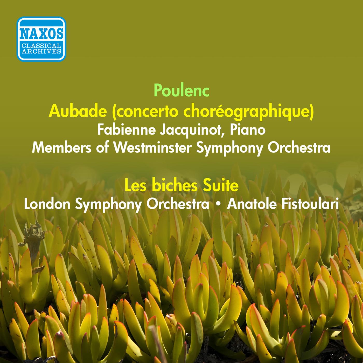 POULENC, F.: Biches (Les) / Aubade (Jacquinot, Fistoulari) (1953-1954)