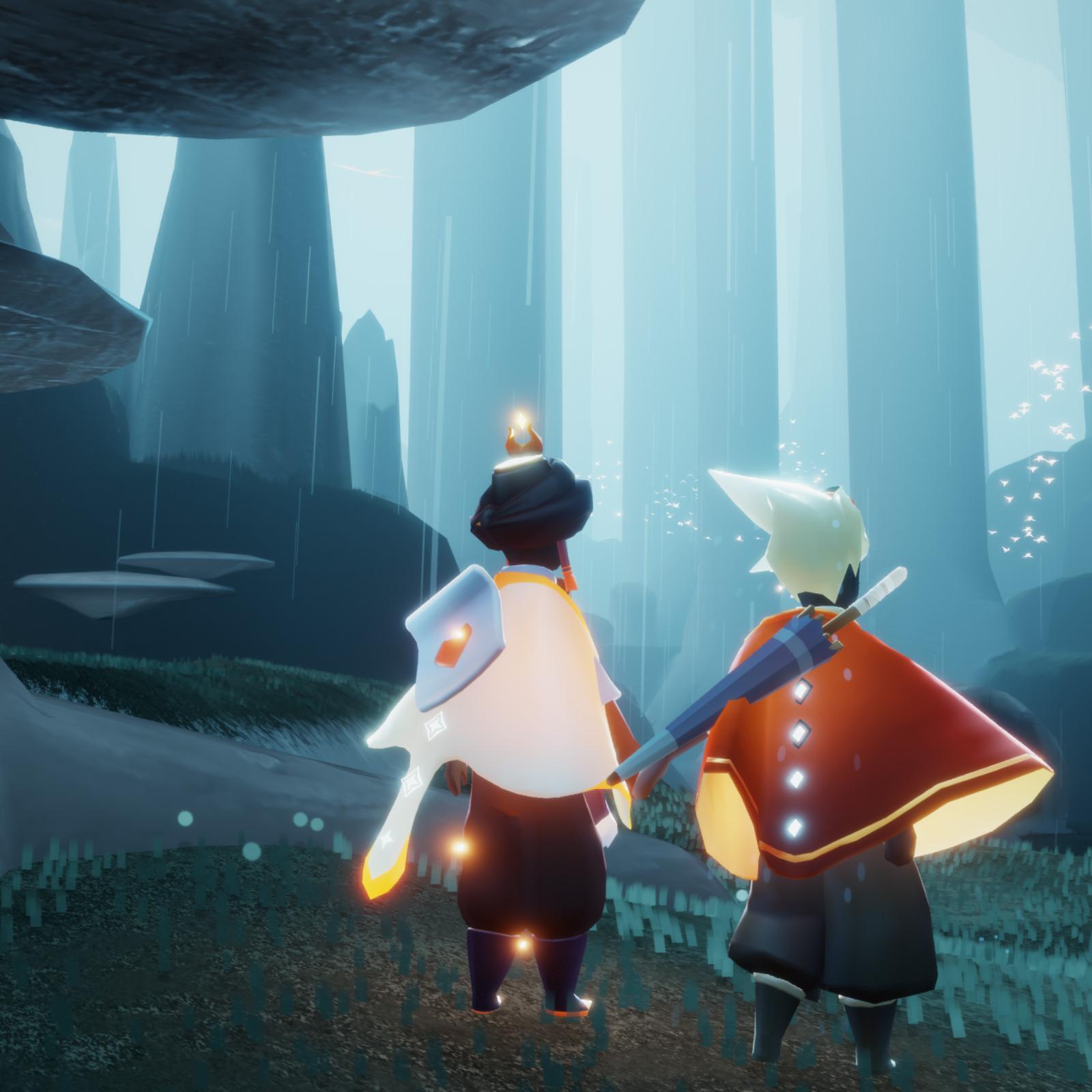 光遇雨林主图《Waltzing in the Rain》四重奏