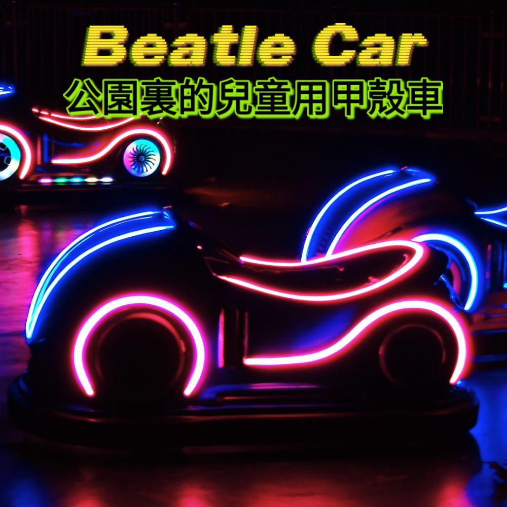 公园里的儿童用甲壳车