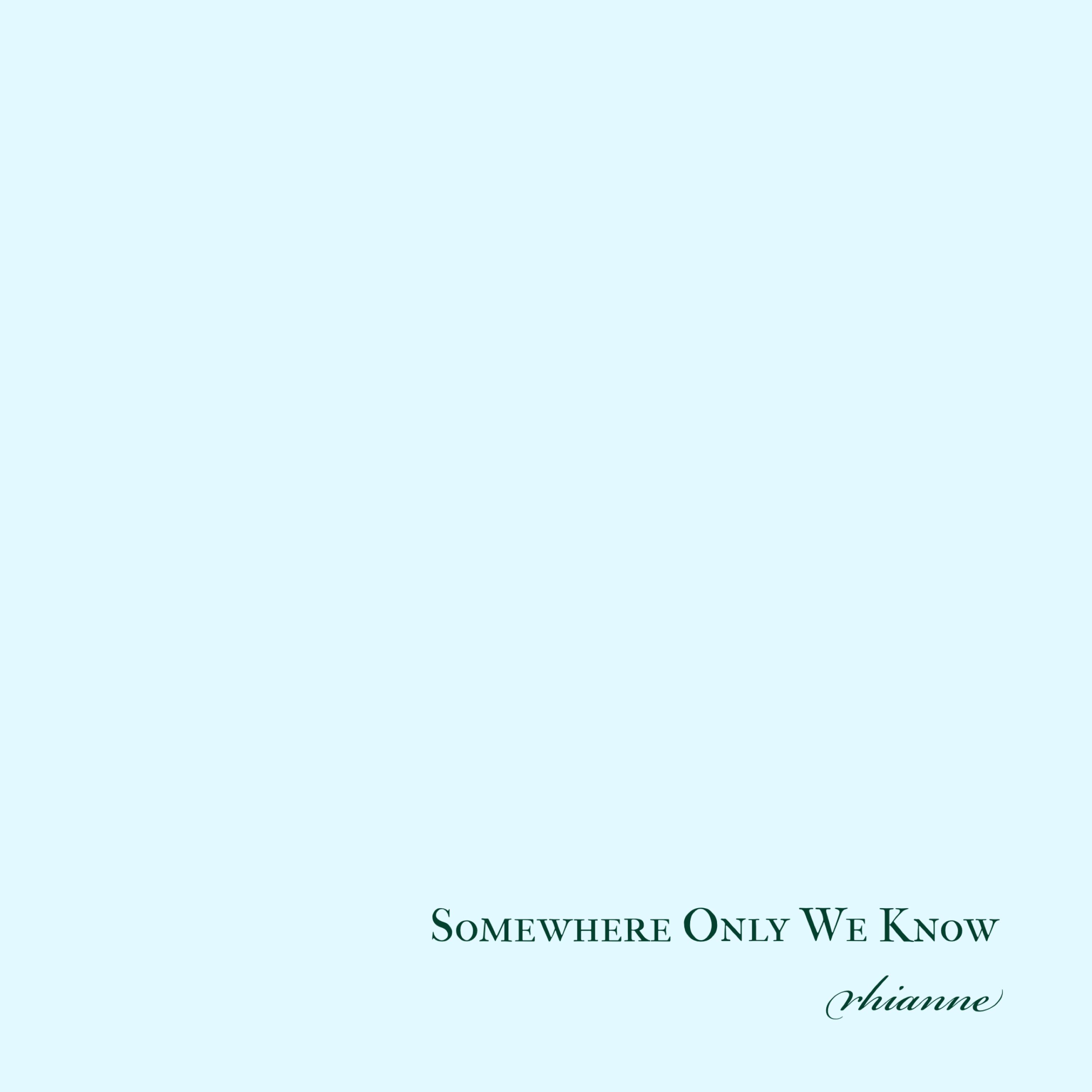 Somewhere Only We Know专辑