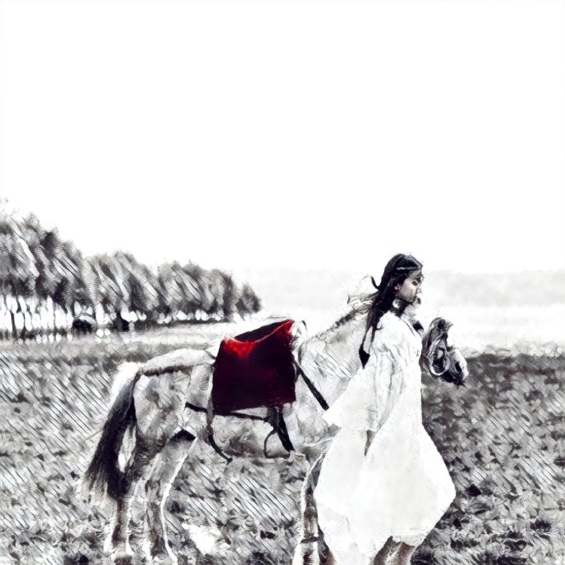 【艾可】身骑白马