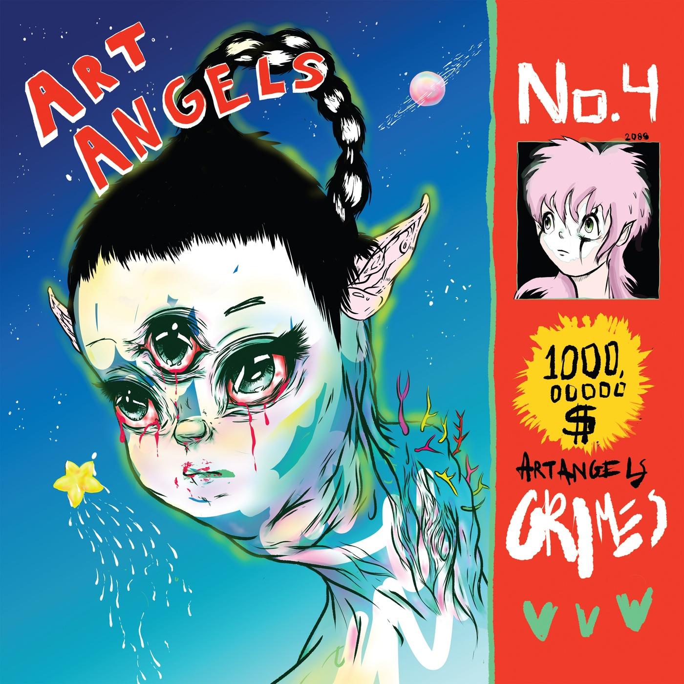 1  art angels>--grimes 不同于 visions>的冷冰和跳脱,这一次grimes