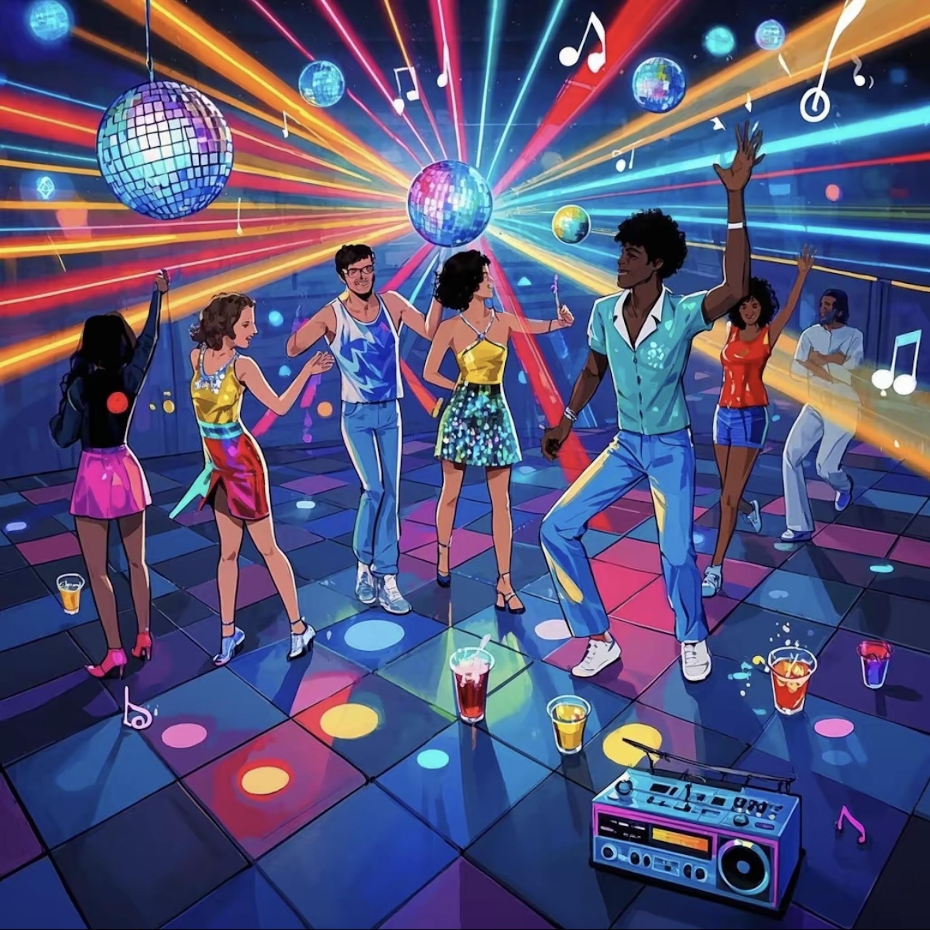 Retro Disco In Memories