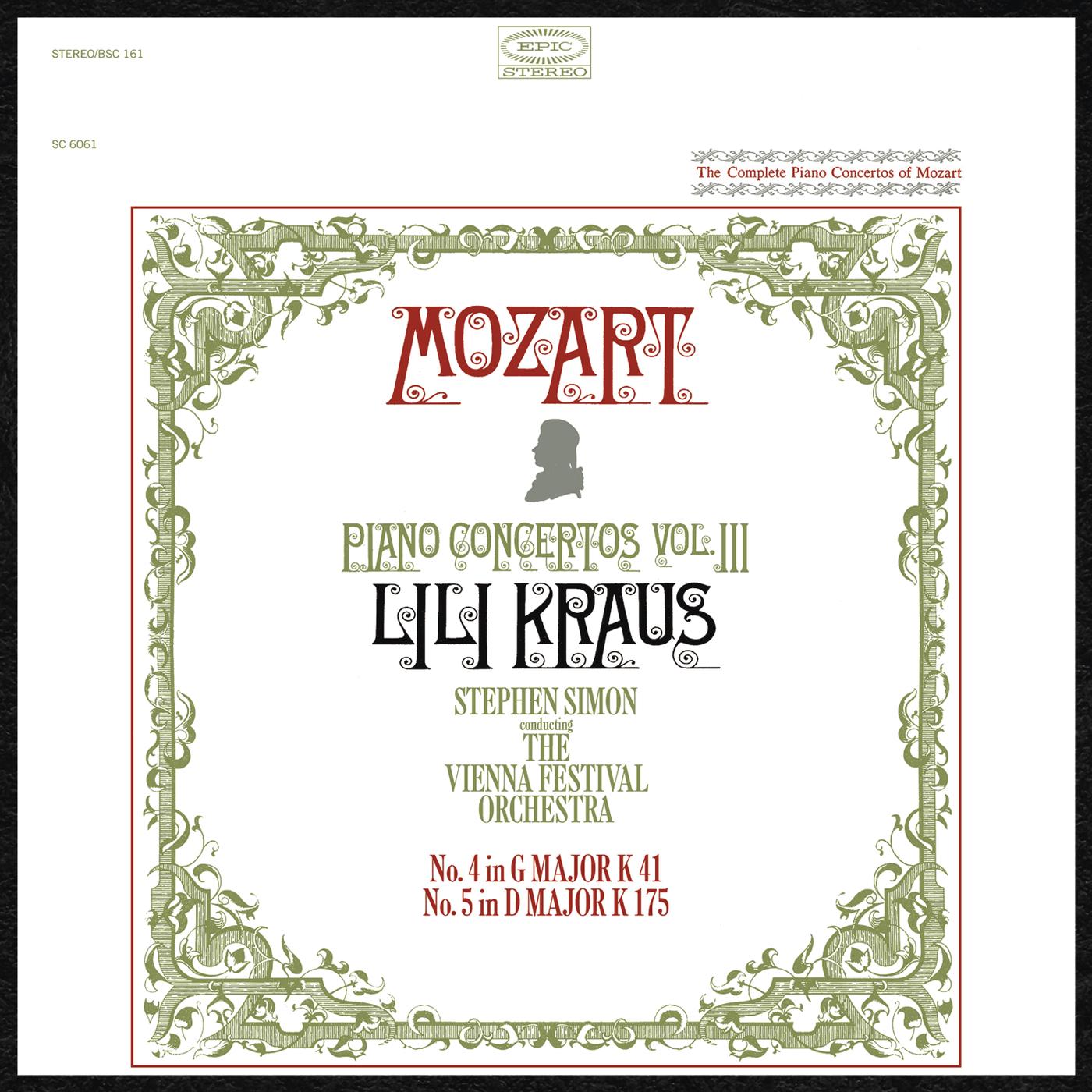 Mozart: Piano Concertos Nos. 4 & 5