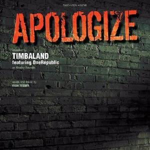 Timbaland ft. One Republic - Apologize (PT karaoke) 带和声伴奏 （升1半音）