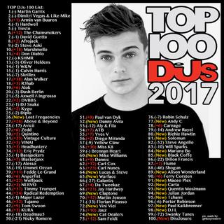 2017百大DJ排行榜TOP100