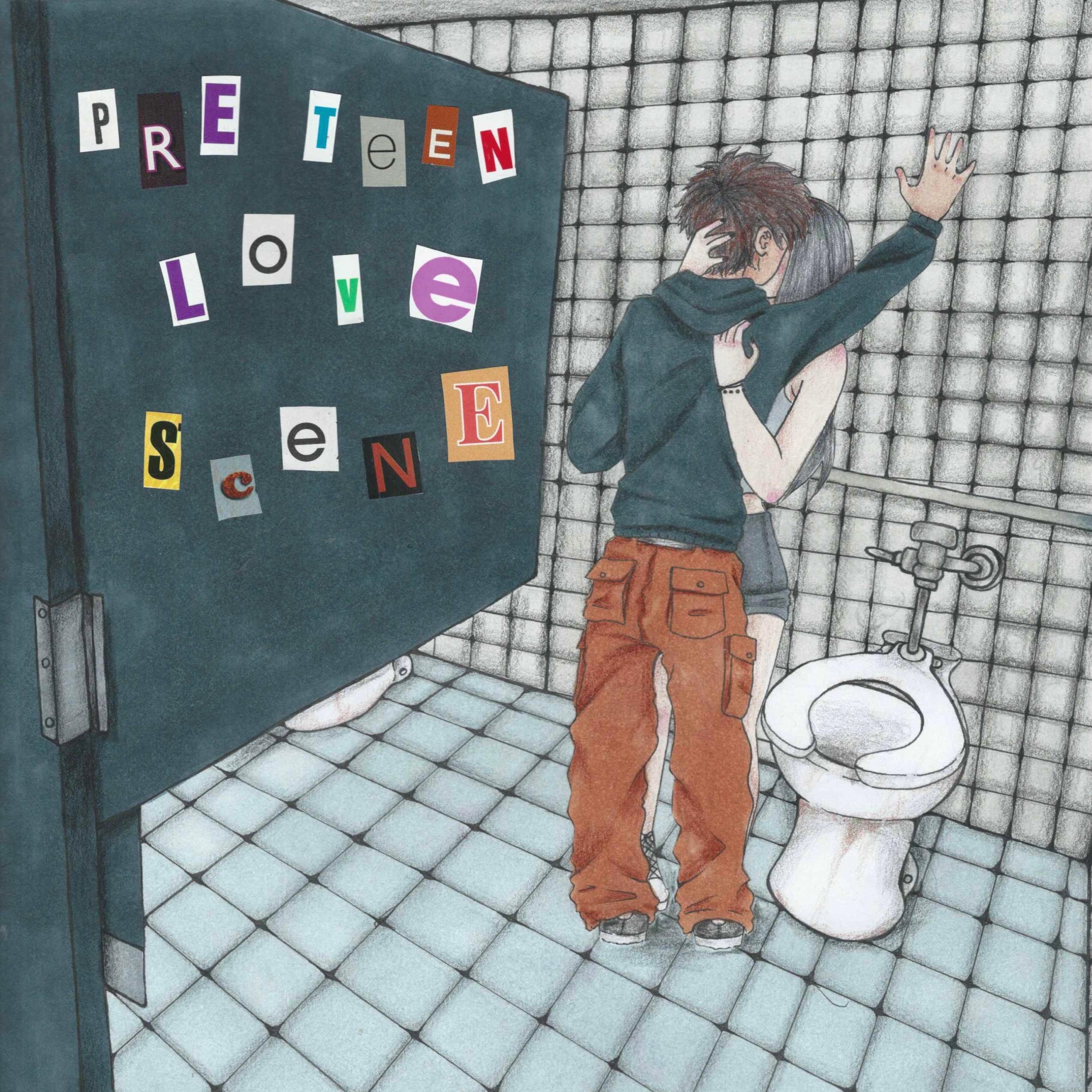 Preteen love scene