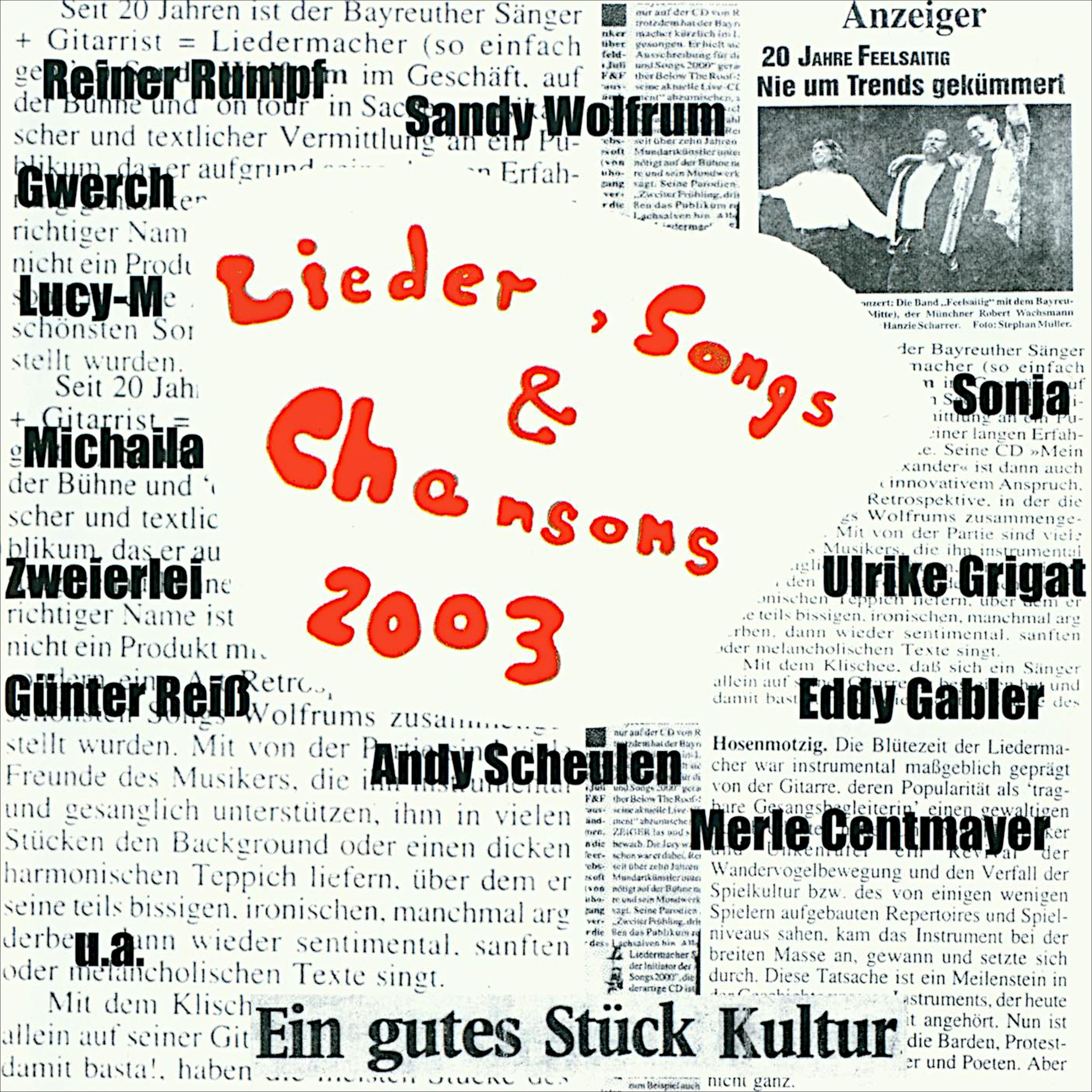 Lieder, Songs & Chansons 2003