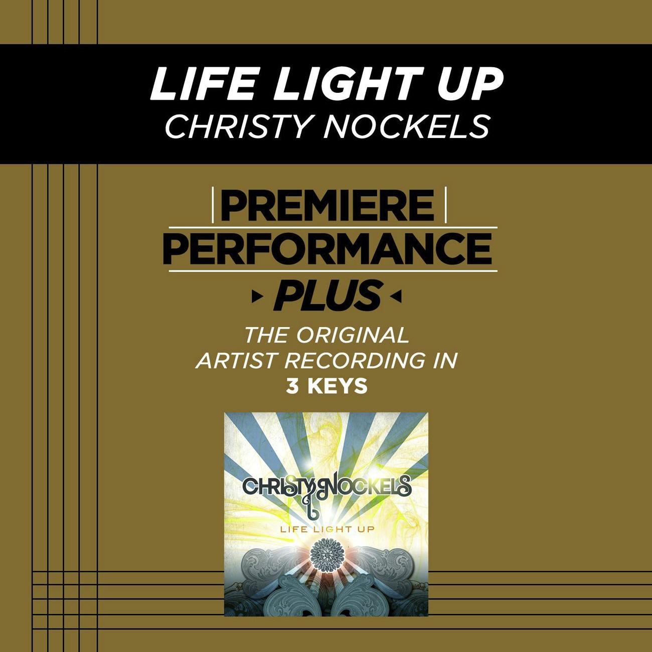Life Light Up (Performance Track In Key Of F Without Background Vocals)