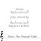 Paganini & Rachmaninoff & Bach专辑