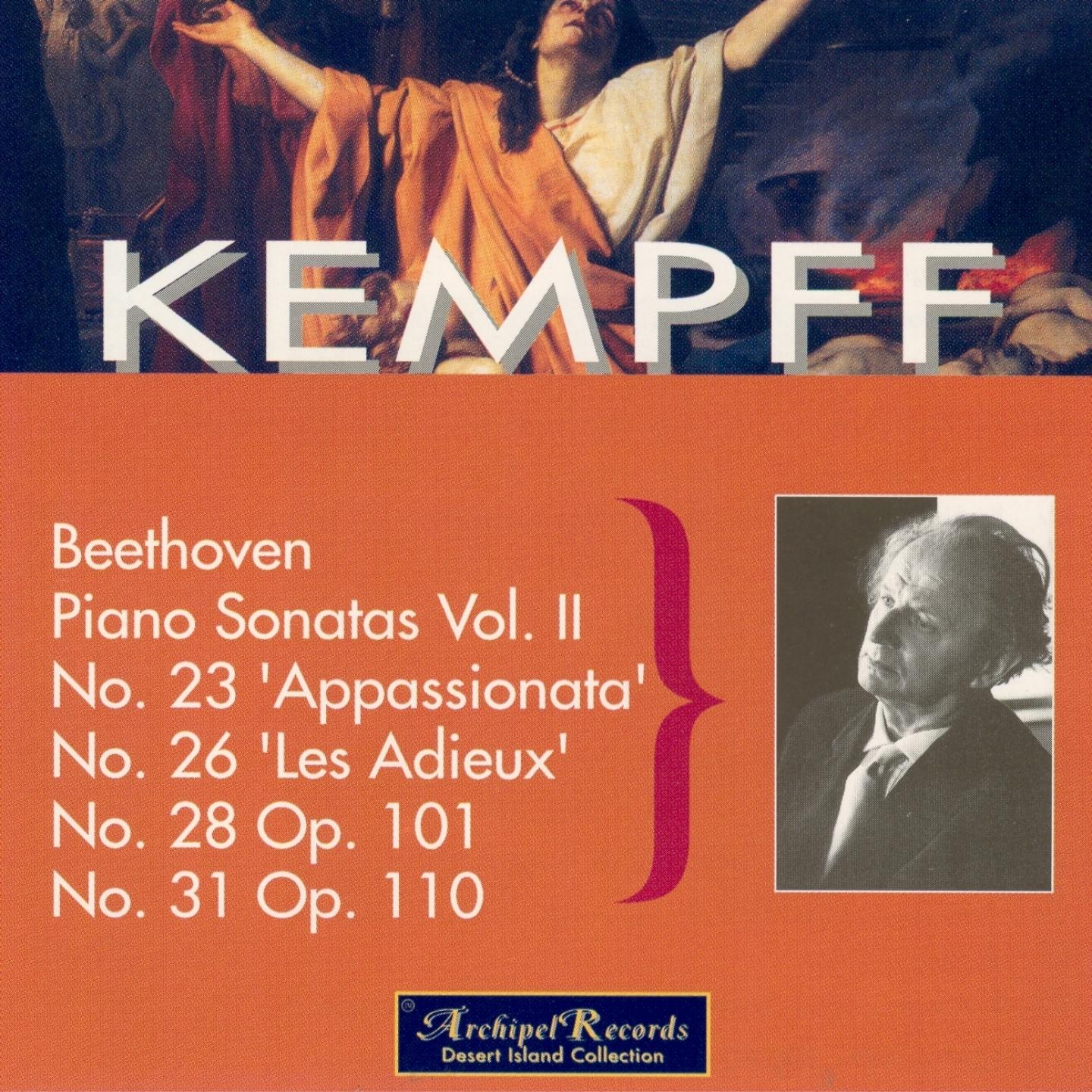 Beethoven: Piano Sonatas, Vol. 2: Nos. 23, 26, 28 & 31