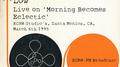 Live on 'Morning Becomes Eclectic' KCRW Studio's, Santa Monica, CA, March 6th 1995, KCRW-FM Broadcas专辑