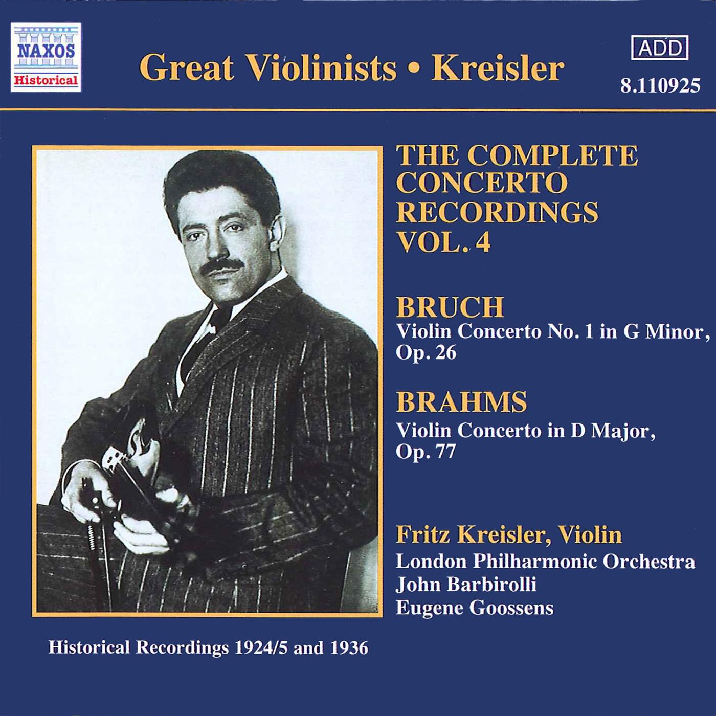 Violin Concerto No. 1 in G Minor, Op. 26:I. Prelude: Allegro moderato
