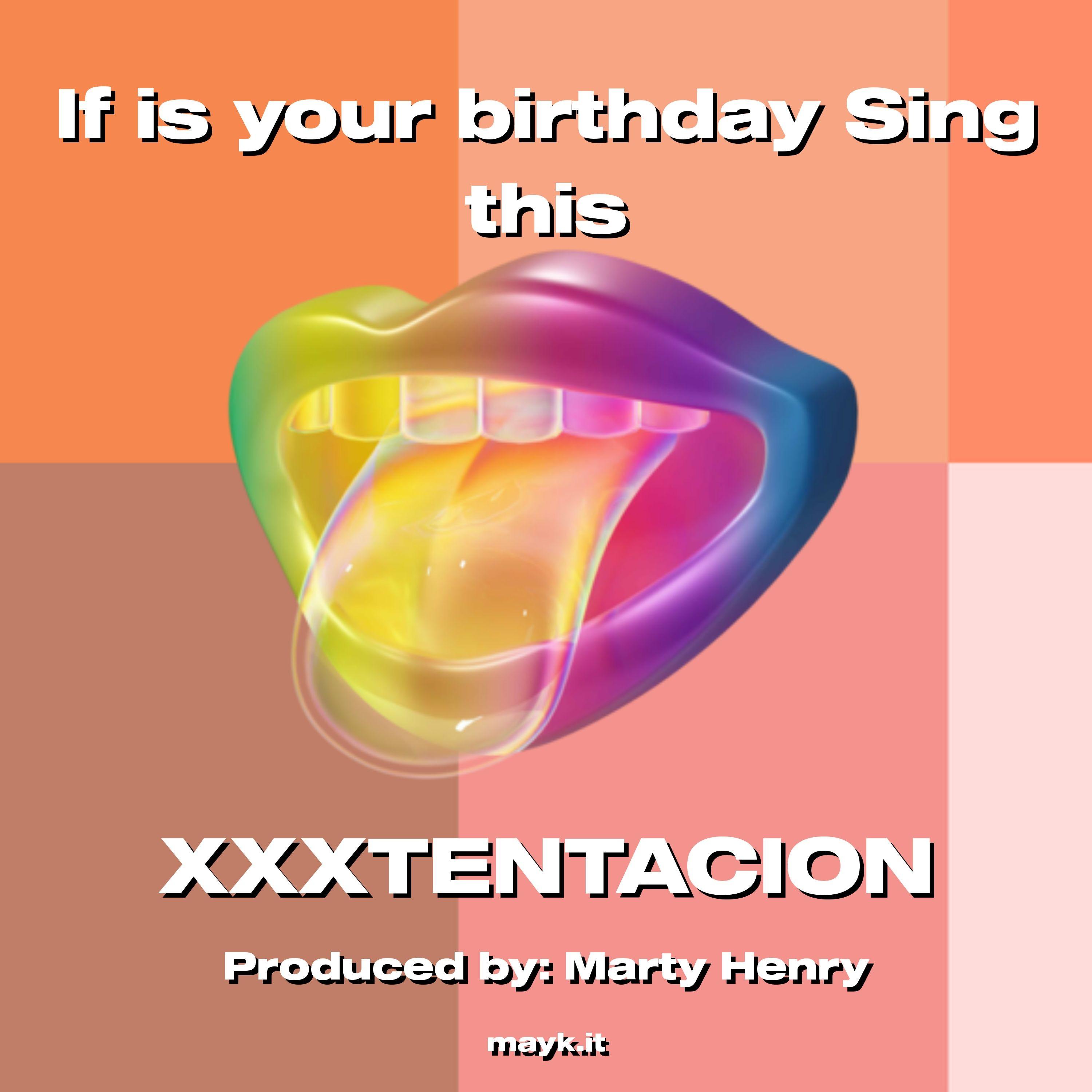 If is your birthday Sing this