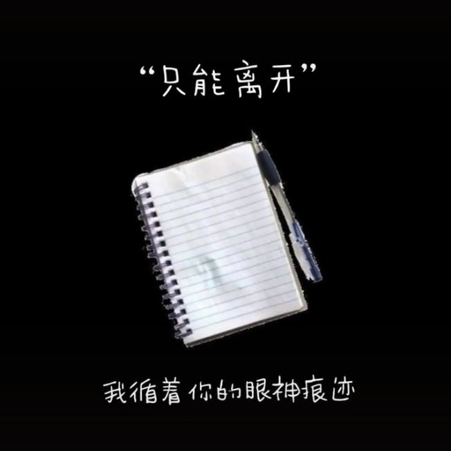 我只能离开