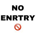 NO ENTRY