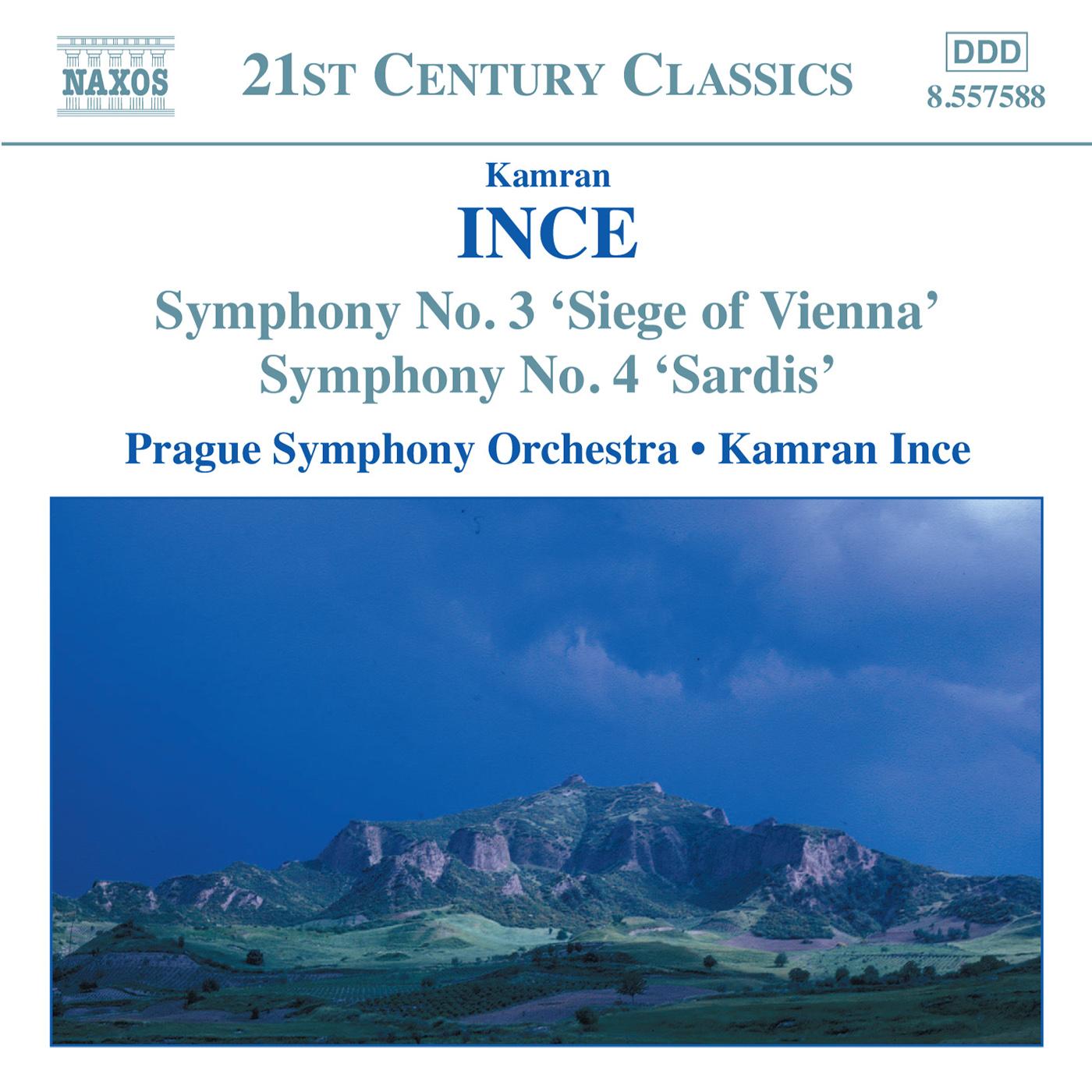INCE, K.: Symphony No. 3, "Siege of Vienna" / Symphony No. 4, "Sardis" (Prague Symphony, Ince)