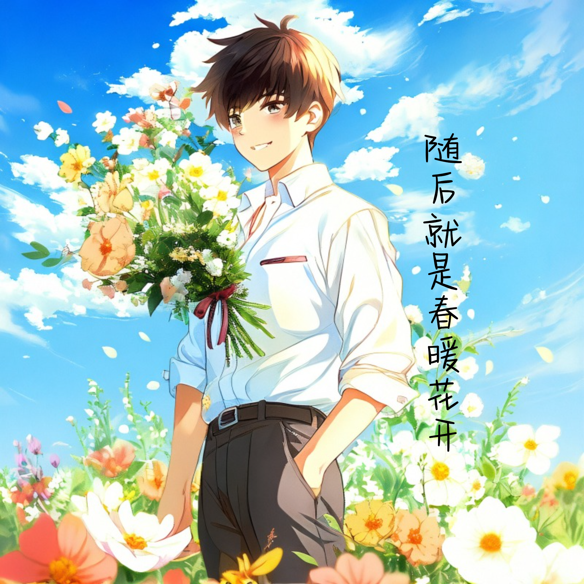 随后就是春暖花开