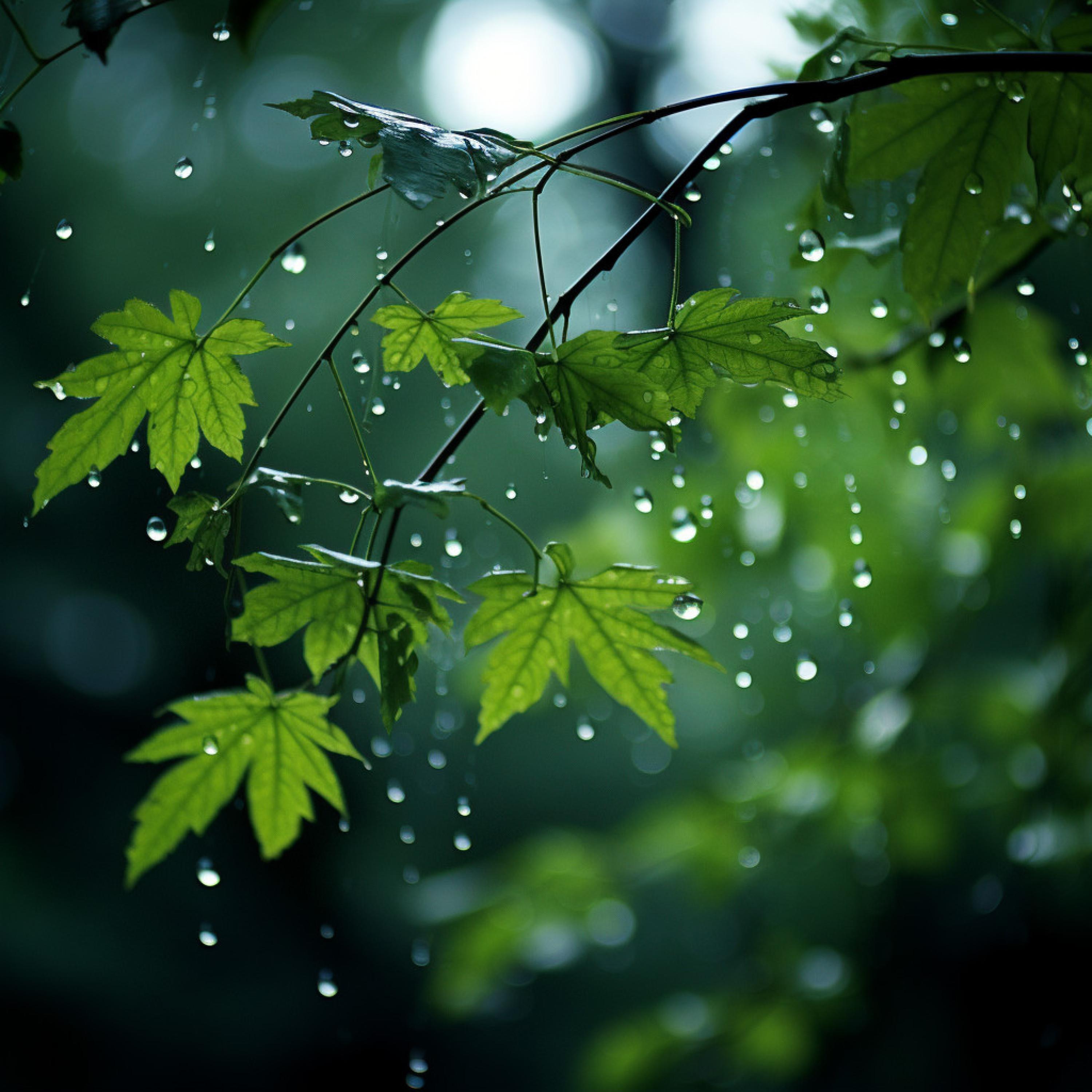 Pilates Music - Relaxing Rainfall Melodies Soothing Showers