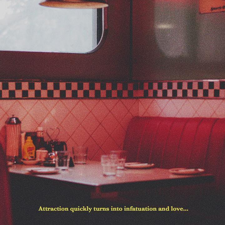 当初的吸引渐渐地就变成了迷恋和爱。