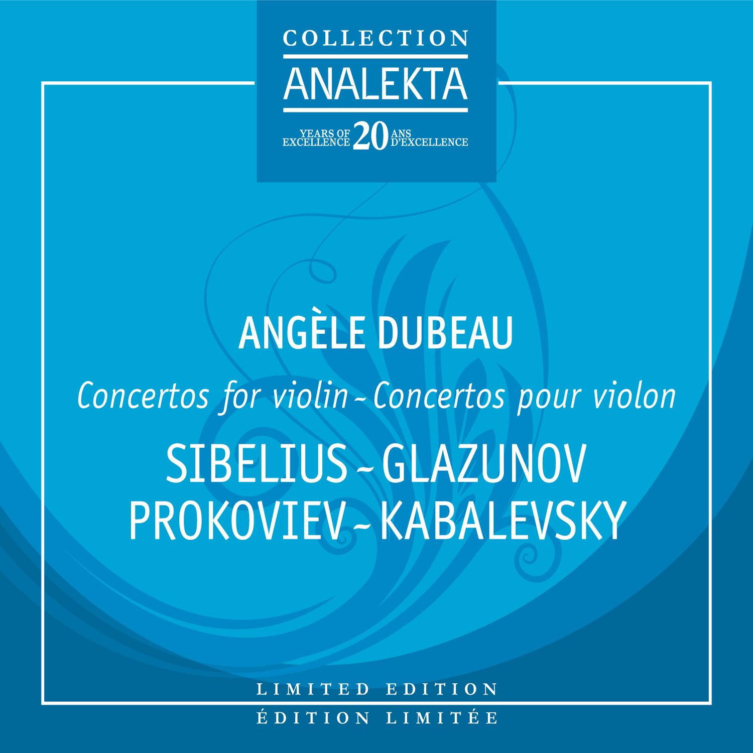 Violin Concerto In A Minor, Op. 82: Moderato - Andante - Allegro