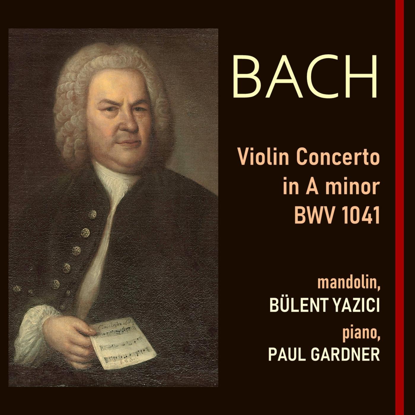 J.S. Bach: Violin Concerto in A Minor, BWV 1041 on Mandolin & Piano