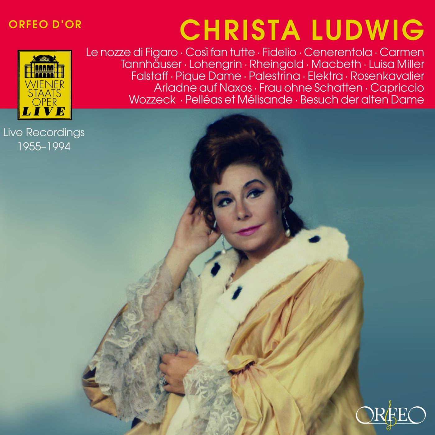 Opera Arias (Mezzo-soprano): Ludwig, Christa - MOZART, W.A. / STRAUSS, R. / ROSSINI, G. / BEETHOVEN, L. van / WAGNER, R. / BERG, A.