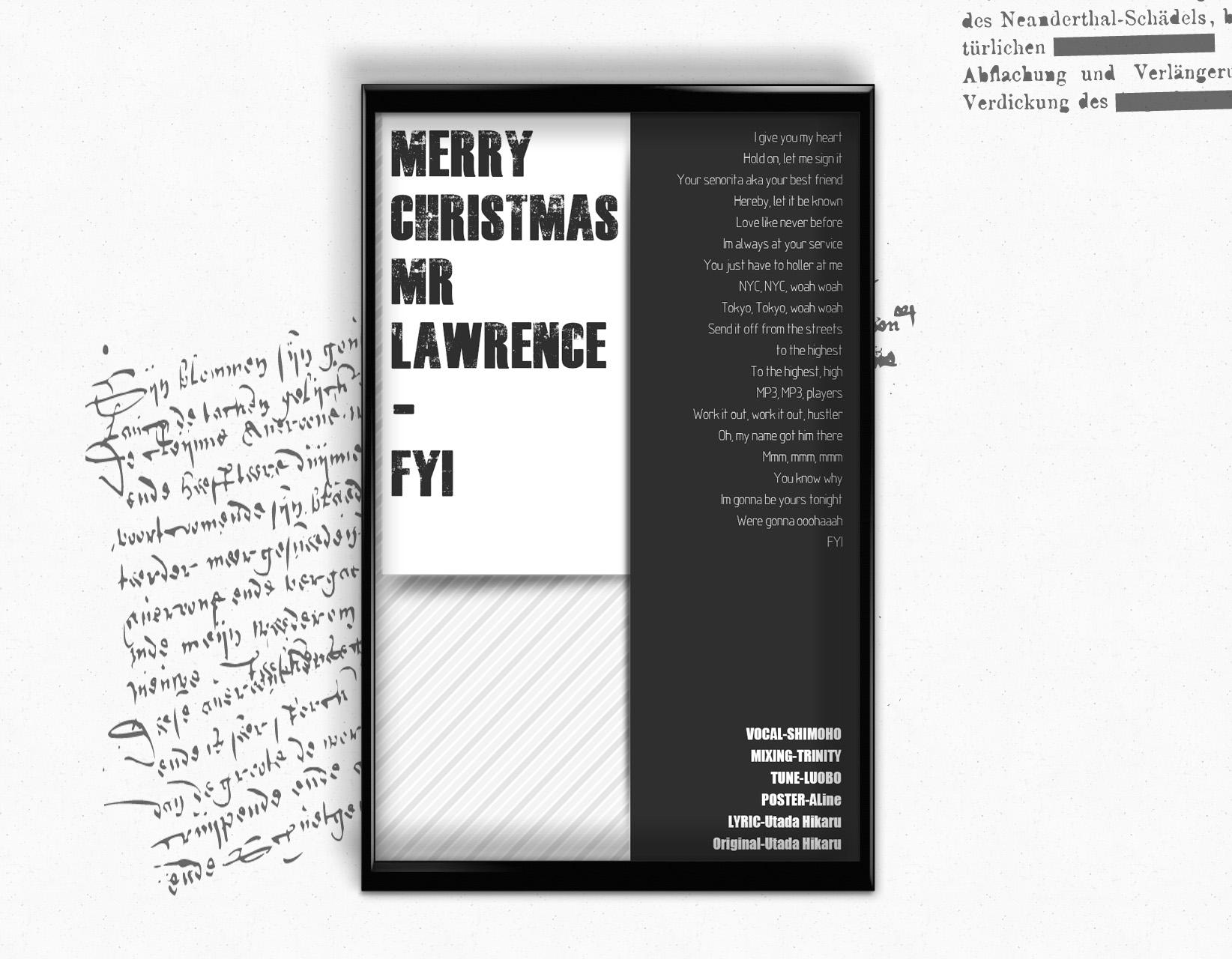 Merry Christmas Mr. Lawrence - FYI专辑