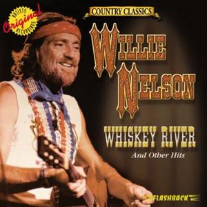 Willie Nelson-Whiskey River  立体声伴奏 （升7半音）