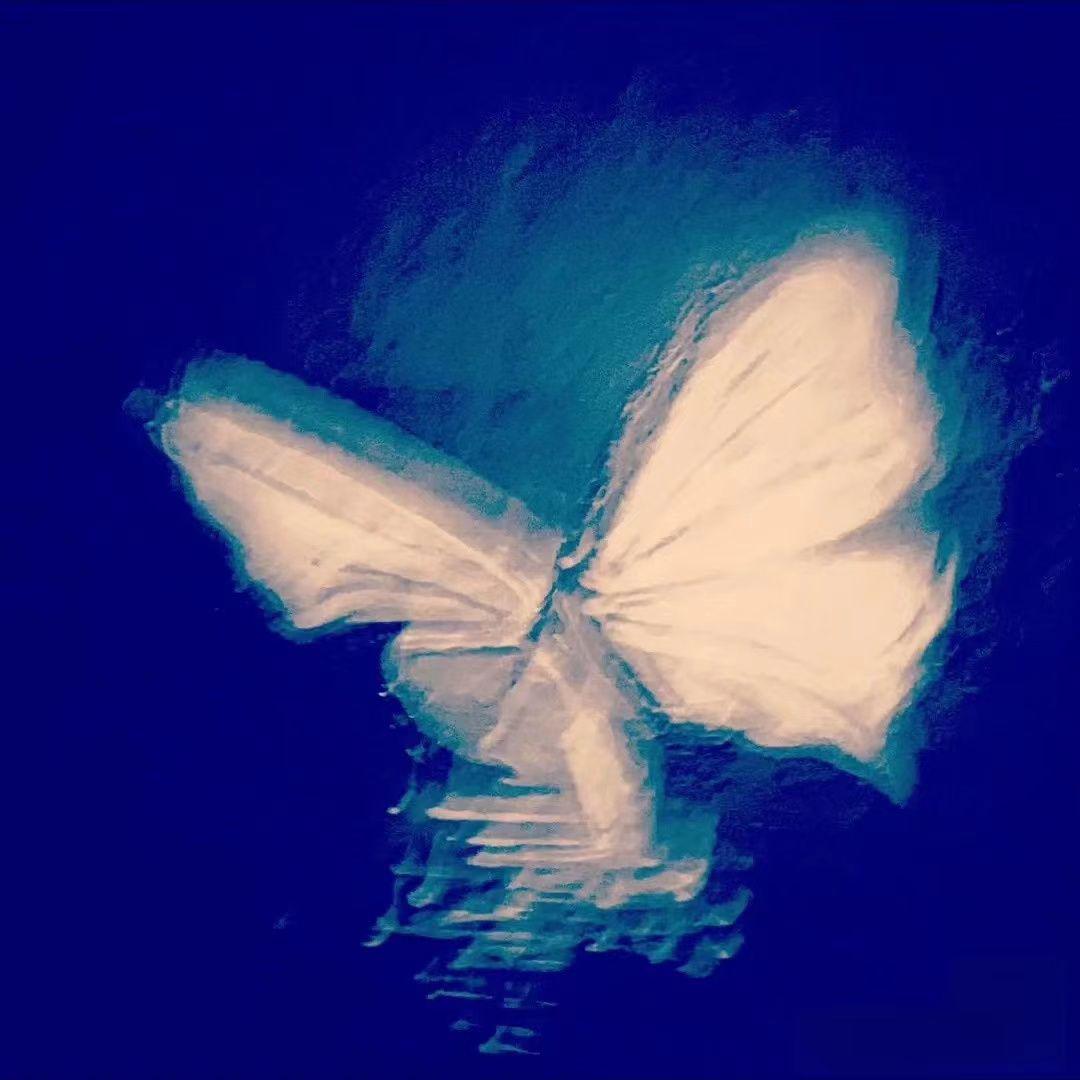 小蝴蝶我游不动了